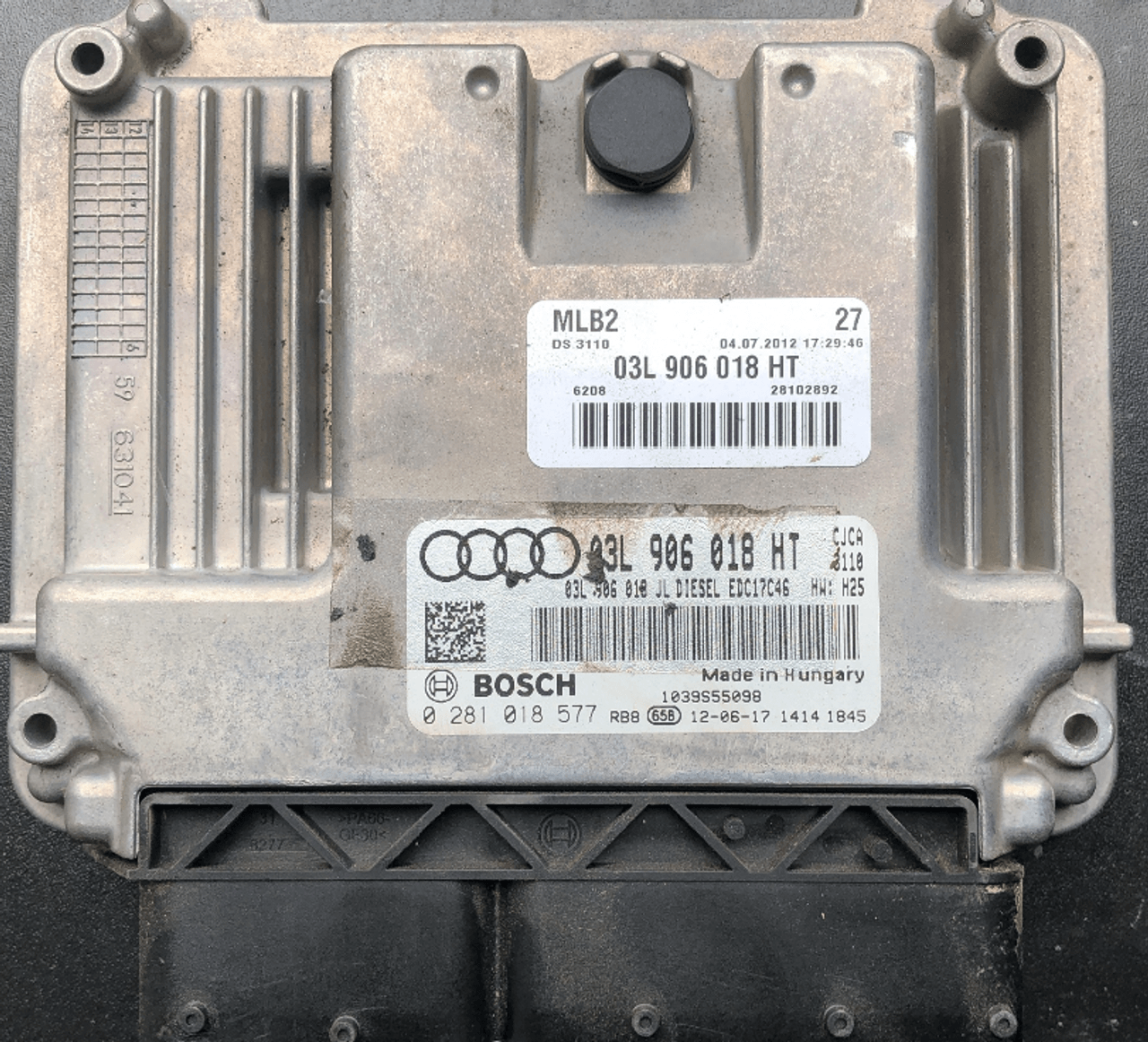 Audi A4, A5 2.0 TDI, 0281018577, 0 281 018 577, 03L906018HT, 03L 906 018 HT, EDC17C46