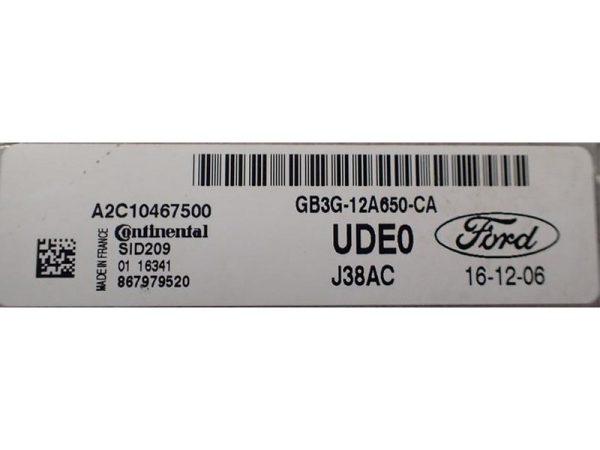Ford Ranger 2.2TDCI GB3G-12A650-CA FRZ60C000 GB3G-12A650-CA GB3G12A650CA A2C10467500 867979520 J32AC SID209