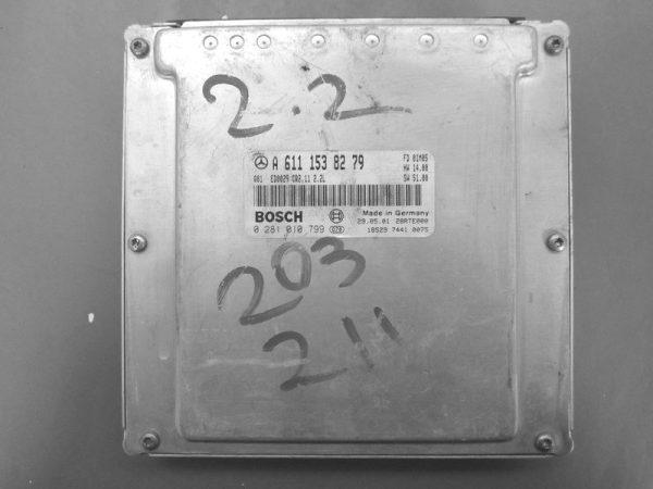 Mercedes C 2.2CDI A6111538279 0281010799 CR2.11 EDC15C6 1037351638