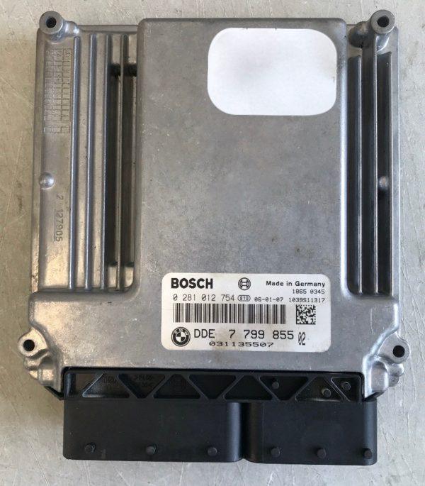 BMW 5 SERIES 2.0 520d ECU (Engine Management) – Part No: DDE7799855 / 0281012754