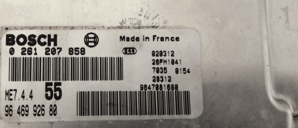 Engine ECU 0261207858 0 261 207 858 9646992680 96 469 926 80 ME7.4.4