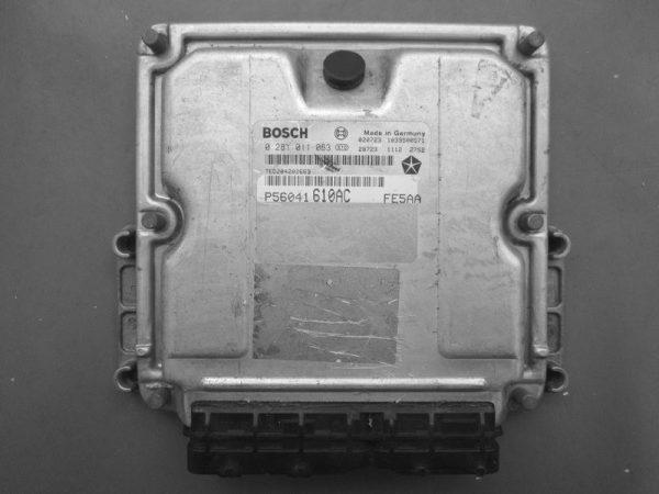 Jeep Grand Cherokee 2.7CRD P56041610AC 0281011063 EDC15C5 1037366250 1037363993