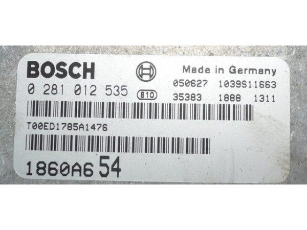 Mitsubishi Grandis 2.0DID 1860A654 0281012535 EDC16U31 1037377307