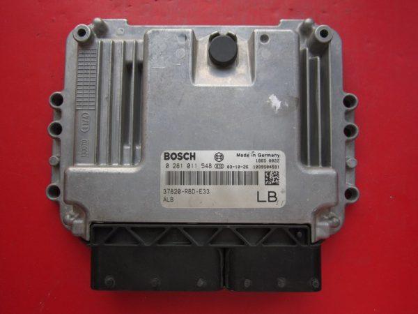 Honda Accord 2.2CDTI 37820-RBD-E33 0281011548 EDC16C7