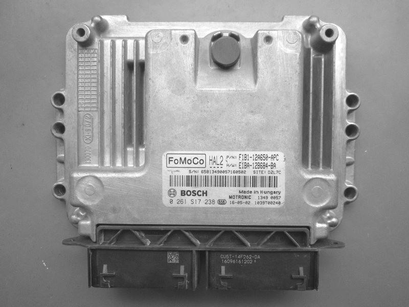 Ford Fiesta 1.0, F1B1-12A650-APC, 0261S17238, MED17.0.1, 10SW008117, F1B1-12A650-APC, F1B112A650APC, E1BA-12A650-BA, E1BA12A650BA, 0261S17238, 0 261 S17 238, MED17.0.1, HAL,