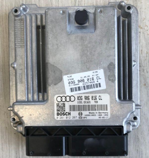 Audi A4 2.0 TDI, 0281012267, 0 281 012 267, 03G906016CL, 03G 906 016 CL, EDC16U31, 1039S10090