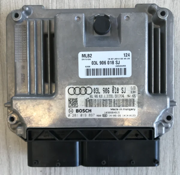 Audi A4 2.0 TDI, 0281019897, 0 281 019 897, 03L906018SJ, 03L 906 018 SJ, 03L906018JL, 03L 906 018 JL, EDC17C46