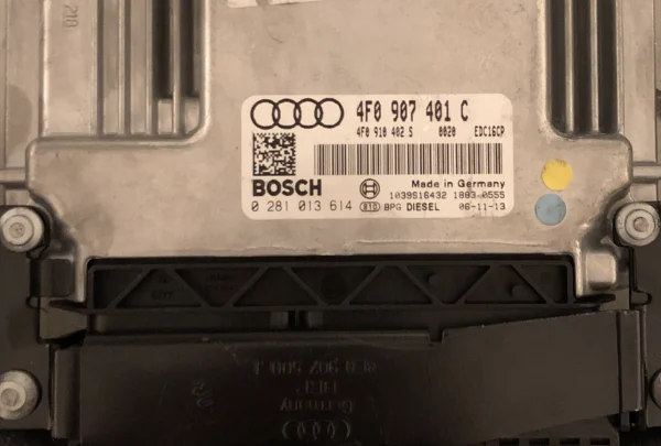 Audi A6 3.0 TDI, 0281013614, 0 281 013 614, 4F0907401C, 4F0 907 401 C, 4F0910402S, 4F0 910 402 S, EDC16CP34