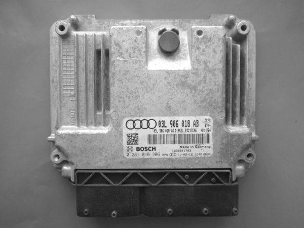 Audi A3 2.0TDI 03L906018AB 0281016306 EDC17C46 1037516680 1037508208