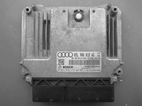 Audi A3 2.0TDI 03L906018AG 0281016372 EDC17C46 H24 1037564388 1037516676