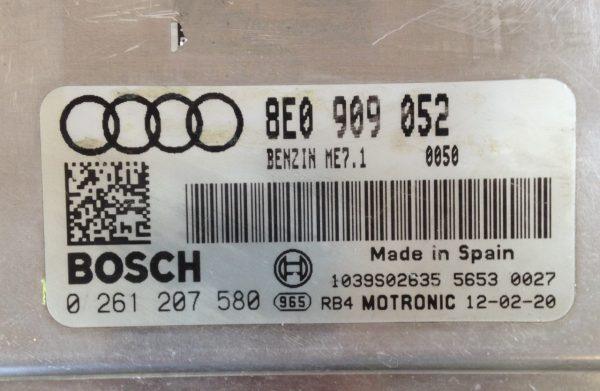 Audi A4 2.4 , 0261207580, 0 261 207 580, 8E0910552 , 8E0 910 552 , ME7.1