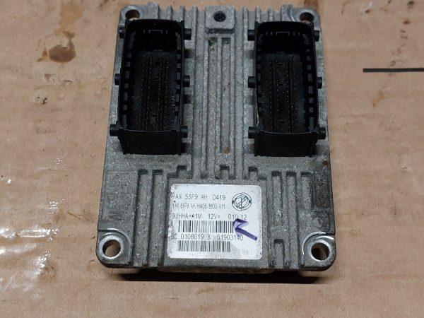 Alfa Romeo Mito control unit IAW5SF9AH, 51903140 IAW 5SF9.AH, IAW 5SF9 AH D419, 9JHIIRC7L IAW 5SF9 AH/HW405/8833-A11