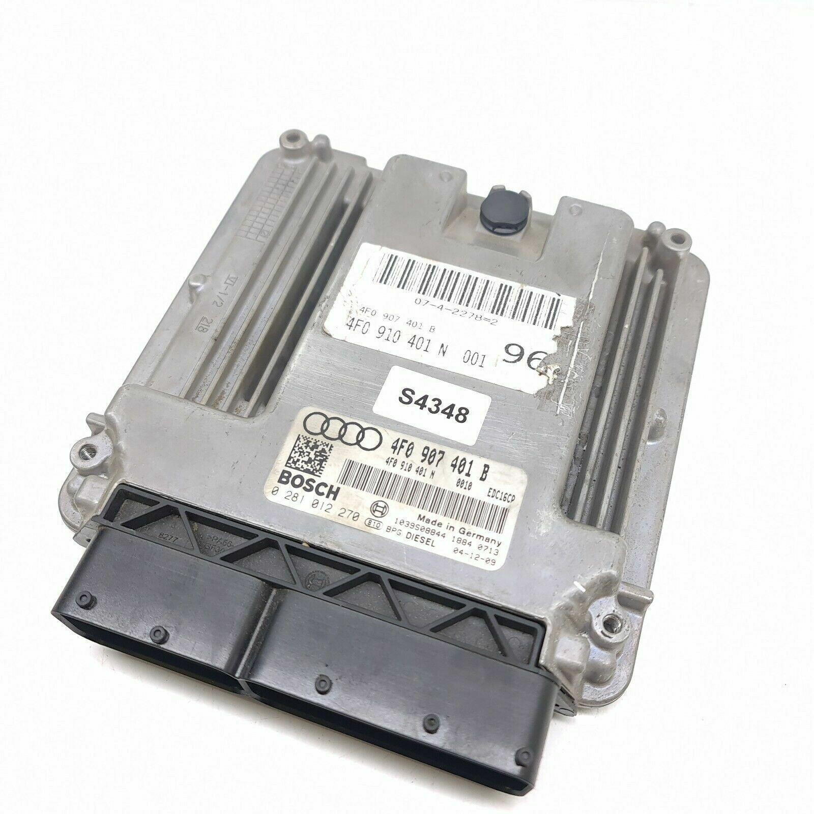 AUDI A6 C6 2.7 TDI DIESEL ENGINE CONTROL ECU MODULE 4F0907401B 0281012559