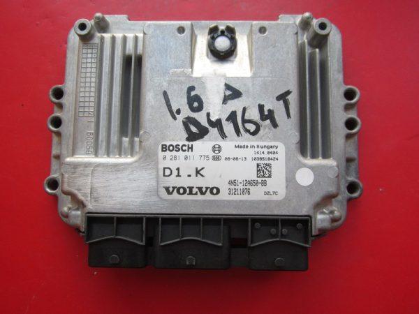 Volvo V50 1.6TDCI 4N51-12A650-BB 0281011775 EDC16C34