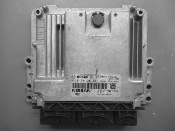 Nissan Micra 1.5DCI 237106319R 0281034009 EDC17C84 10SW013446 10SW014383