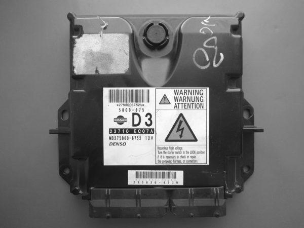 Nissan Navara 2.5DCI 23710 EC07A MB275800-6752 174CP E30NU4D T2B0H61B14