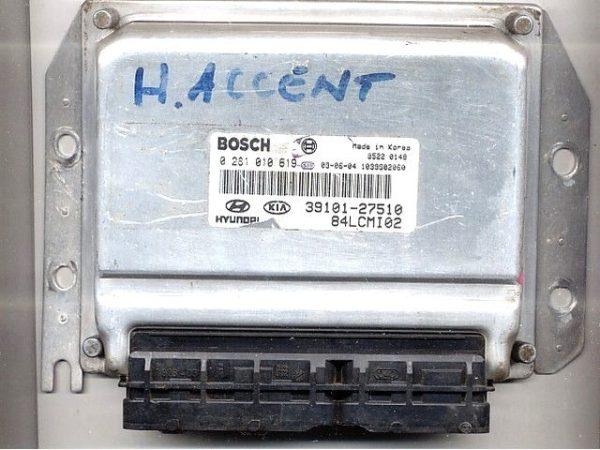 Hyundai Accent 1.5CRDI 0281010619 EDC15C7 1037367418