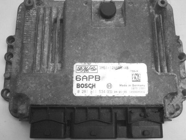 Mazda 3 1.6TDCI, 3M61-12A650-AB, 0281011534, EDC16C3, 1037370517, 1037377380,