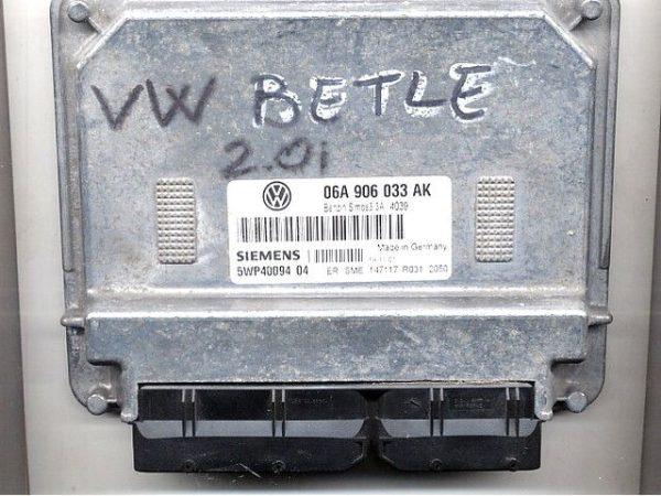 VW Beetle 1.6 06A906033AK 5WP40094 SIMOS 3.3A 06A906033AK 06A 906 033 AK SIMOS 3.3A 5WP40094 04