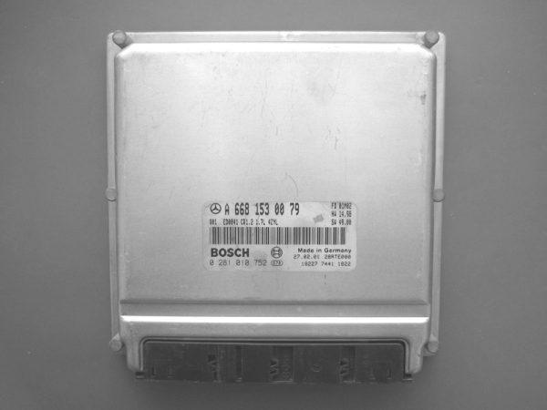 Mercedes A 1.7CDI A6681530079 0281010752 CR1.2 EDC15C0 1037351602