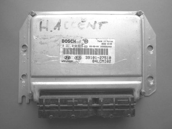 Hyundai Accent 1.5CRDI 39101-27510 0281010619 EDC15C7 1037363716