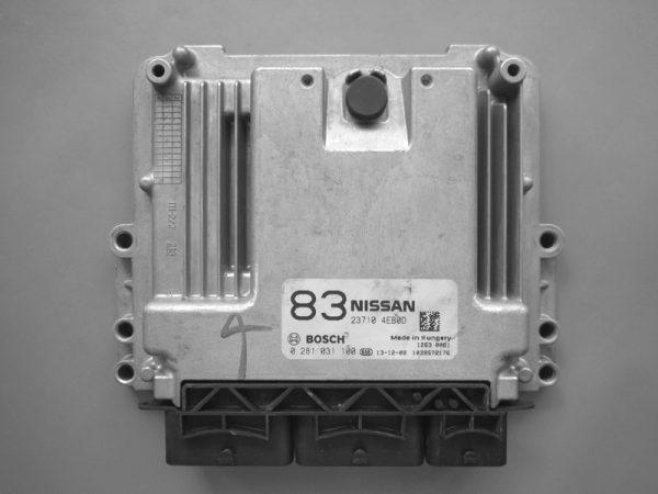 Nissan Qashqai 1.6DCI 23710 4EB0D 0281031100 EDC17C84 1037540185 1037540685