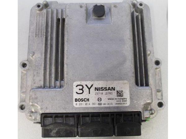 Nissan Qashqai 2.0DCI 0281014361 EDC16CP33 1037394501 1037397485