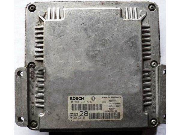 Suzuki Grand Vitara 2.0HDI 0281011536 EDC15C2 1037368167