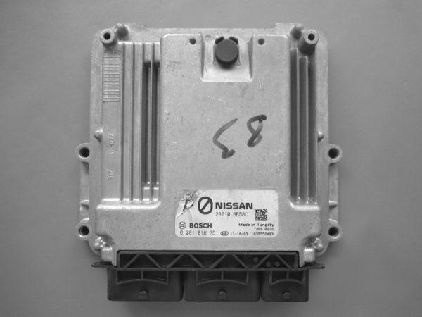 Nissan Qashqai 1.5DCI 23710 BB58C 0281018751 EDC17C42 1037519149 1037517823 1037521231