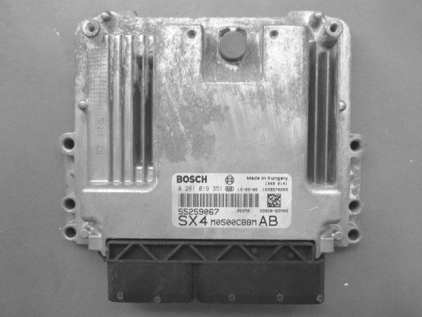 Suzuki SX4 1.6 55259067 0281019351 EDC17C49 1037537982 1037540625