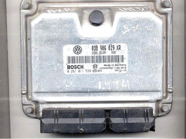 VW Beetle 1.9TDI 0281011539 EDC15P 1037368191 0 281 011 539 EDC15P+22.3.2 038906019KR 038 906 019 KR 11660018