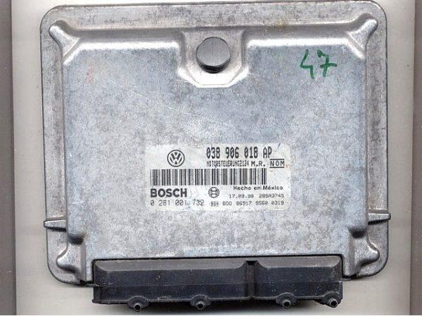 VW Beetle 1.9TDI 0281001732 EDC15V ALH EDC15V-5.36 ALH 0 281 001 732 038906018AP 038 906 018 AP 9560 0319