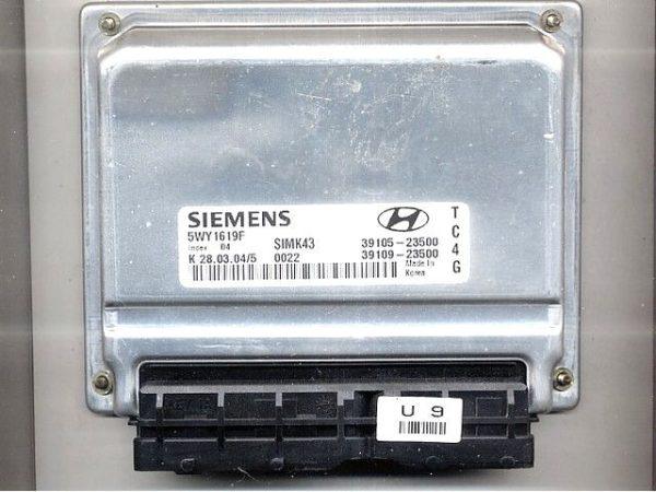 Hyundai Coupe 2.0 5WY1619F 39105-23500 SIMK43 5WY1619F 39105-23500 SIMK43 5WY1619F 3910523500 SIEMENS
