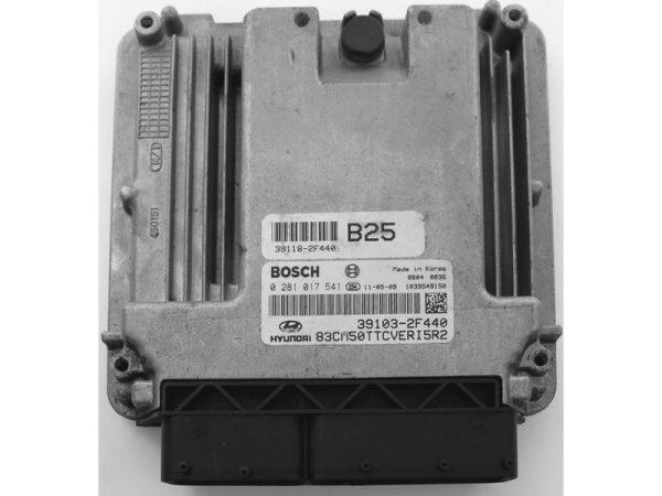 Hyundai Coupe 2.2D 39103-2F440 0281017541 EDC17CP14 1037522414