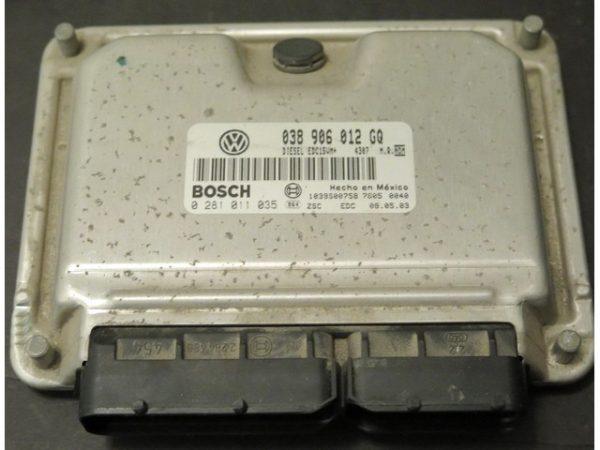 VW Beetle 1.9TDI 0281011035 EDC15VM 1037366235 EDC15VM+2.V1 0 281 011 035 038906012GQ 038 906 012 GQ