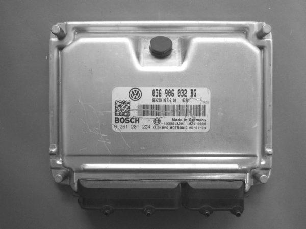 VW Caddy 1.4 036906032BG 0261201234 ME7.5.10 BCA 1037378883 036 906 032 BG 036906032BG ME7.5.10 BCA