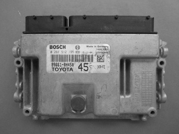 Toyota Aygo 1.0 89661-0H450 0261S12195 ME17.9.52 1037552355