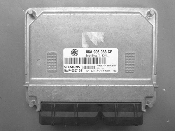 VW Caddy 1.6 06A906033CE 5WP40207 SIMOS 7.1 S712011 06A 906 033 CE 5WP4020701 5WP40207 01 SIMOS 7.1