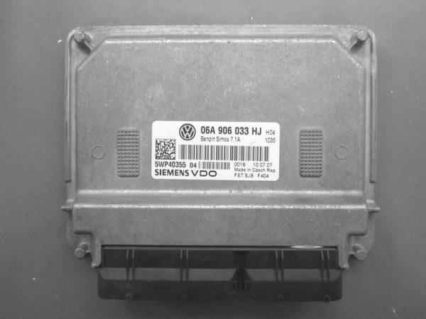 VW Caddy 1.6 06A906033HJ 5WP40355 SIMOS 7.1A S713227000000 5WP4035504 06A 906 033 HJ 5WP40355 04 SIMOS 7.1A S713227000000