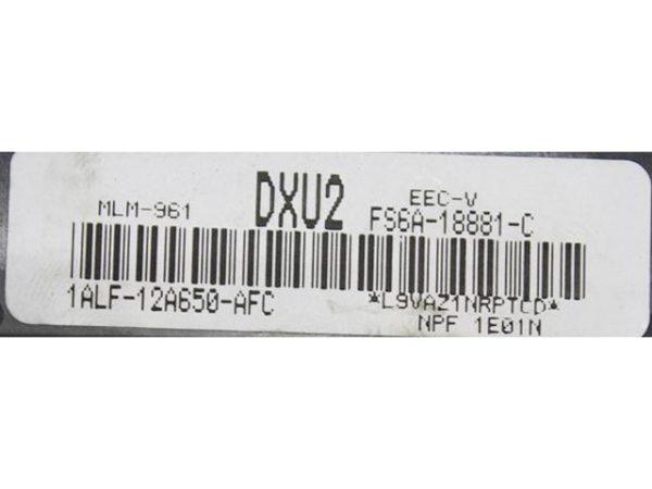 Mazda 626 2.0 1ALF-12A650-AFC MLM-961 1ALF12A650AFC FS6A-18881-C FS6A18881C NPF-1E01N NPF1E01N EEC-V MLM-961
