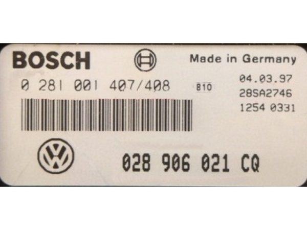 VW Caddy 1.9SDI 0281001408 MSA12 2537355973 2537355974 0 281 001 408 028906021CQ 028 906 021 CQ MSA12-6.5