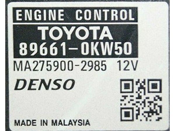 Toyota Hilux 2.5D4D 89661-0KW50 MA275900-2985