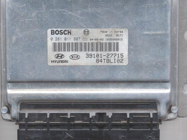 Hyundai Getz 1.5CRDI 0281011807 EDC15C7 1037370864