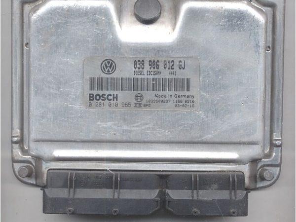 VW Caddy 1.9SDI 0281010965 EDC15VM 1037363111 0 281 010 965 EDC15VM+2.V1 038906012GJ 038 906 012 GJ
