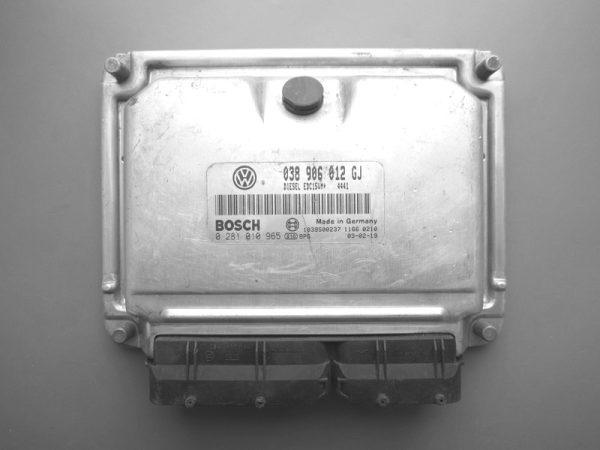 VW Caddy 1.9SDI 038906012GJ 0281010965 EDC15VM+ ASY 1037363111 EDC15VM+2.V1 038906012GJ 038 906 012 GJ ASY 1037363111