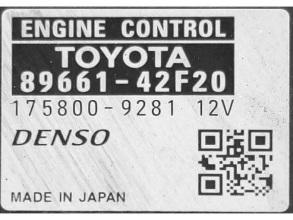 Toyota RAV4 2.2D4D 89661-42F20 175800-9281