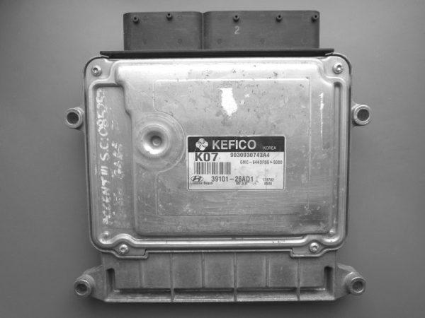 Hyundai Accent 1.4 39101-26AD1 9030930743A4 M7.9.8 GMC-644DFS5 PM98A840K