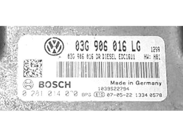 VW Caddy 1.9TDI 03G906016LG 0281014070 EDC16U1 1037389279