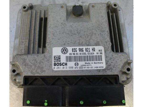 VW Caddy 1.9TDI 03G906021HR 0281013680 EDC16U34 1037381813 0 281 013 680 EDC16U34-3.42 03G906021HR