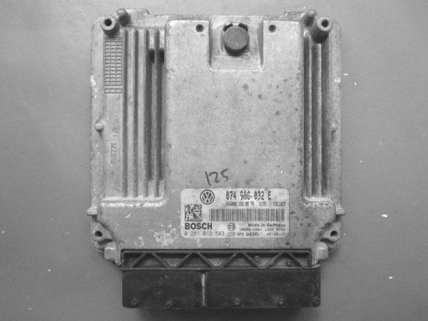 VW Crafter 2.5TDI 0281012543 EDC16CP34 1037503936 0 281 012 543 074906032E 074 906 032 E EDC16CP34-4.4